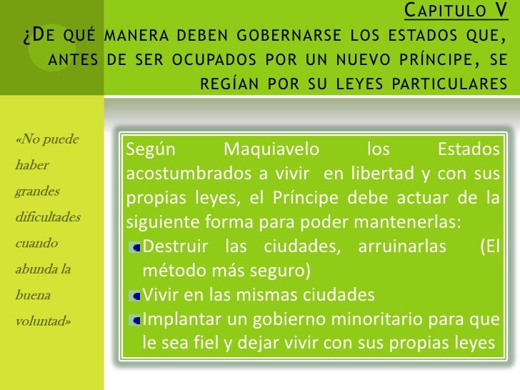 el principe de maquiavelo resumen por capitulos